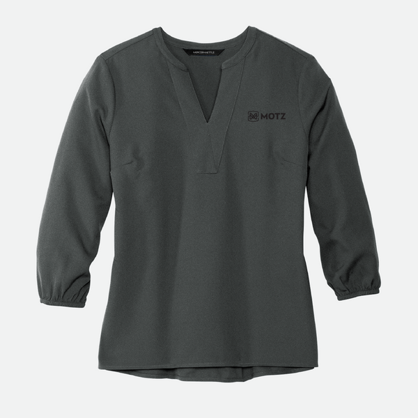 Mercer+Mettle Crepe 3/4-Sleeve Blouse, 6 Color Options
