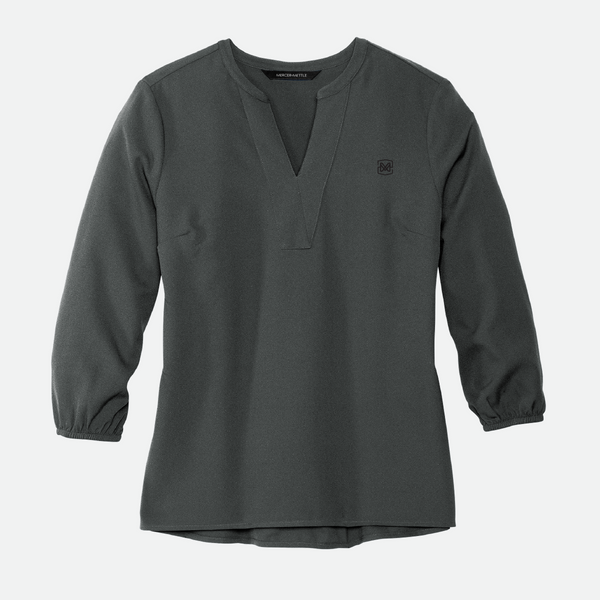 Mercer+Mettle Crepe 3/4-Sleeve Blouse, 6 Color Options
