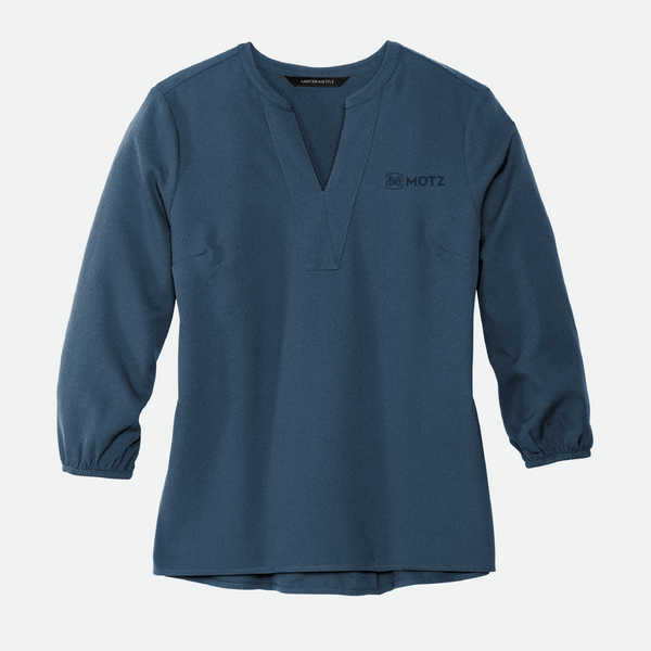 Mercer+Mettle Crepe 3/4-Sleeve Blouse, 6 Color Options