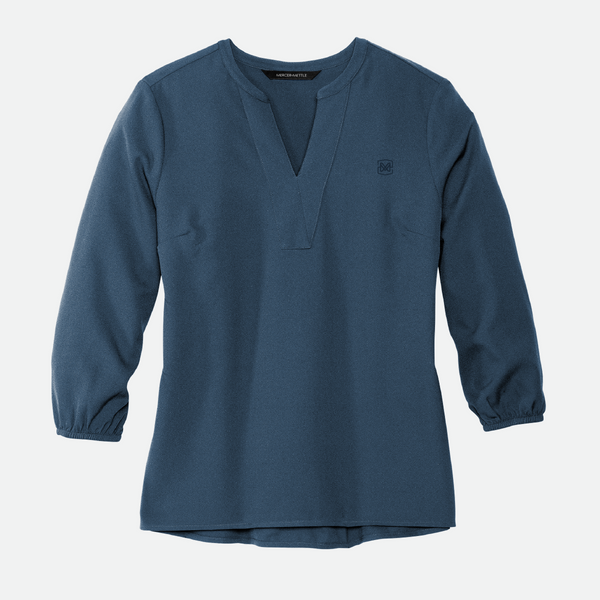 Mercer+Mettle Crepe 3/4-Sleeve Blouse, 6 Color Options