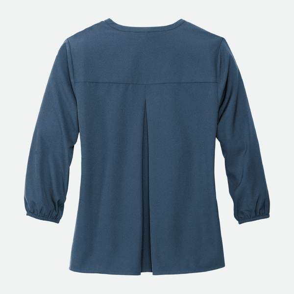 Mercer+Mettle Crepe 3/4-Sleeve Blouse, 6 Color Options