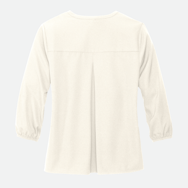 Mercer+Mettle Crepe 3/4-Sleeve Blouse, 6 Color Options