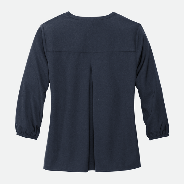 Mercer+Mettle Crepe 3/4-Sleeve Blouse, 6 Color Options