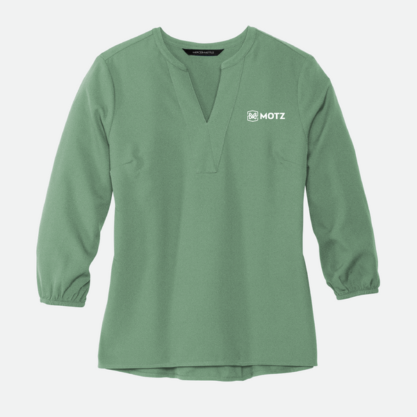 Mercer+Mettle Crepe 3/4-Sleeve Blouse, 6 Color Options