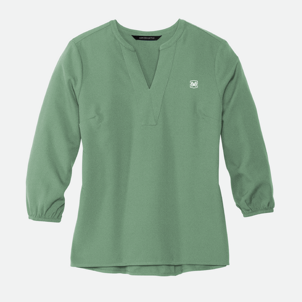 Mercer+Mettle Crepe 3/4-Sleeve Blouse, 6 Color Options