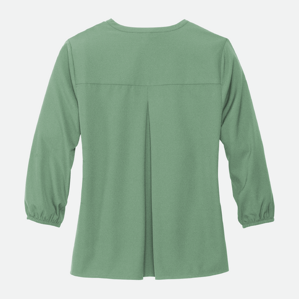 Mercer+Mettle Crepe 3/4-Sleeve Blouse, 6 Color Options