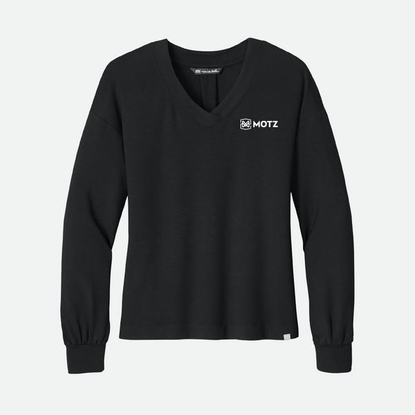 TravisMathew Long Sleeve Weekend V-Neck, 4 Color Options